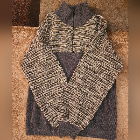 Fall Boho Multi-Color Sweatshirt Top ** read description - Picture 6 of 9